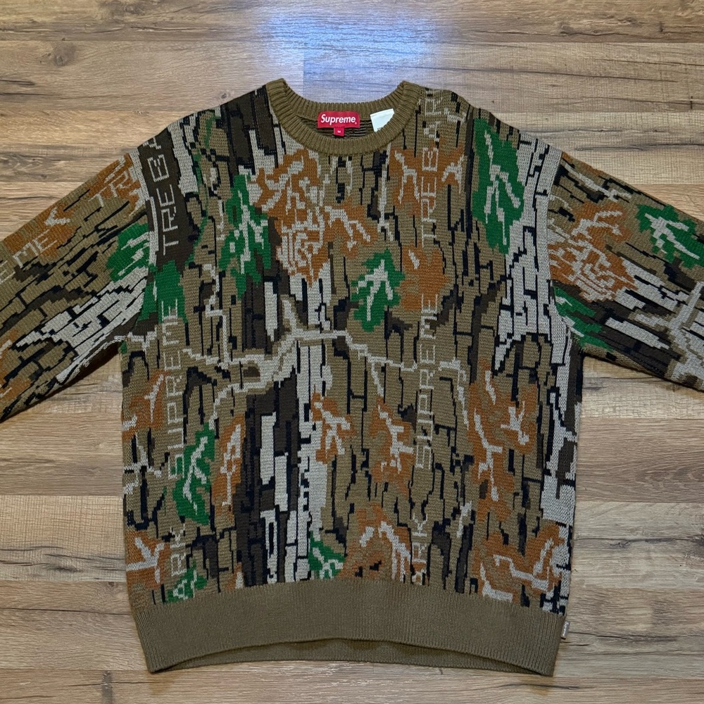 Supreme Trebark Camo Sweatshirt Crewneck - Picture 2 of 5